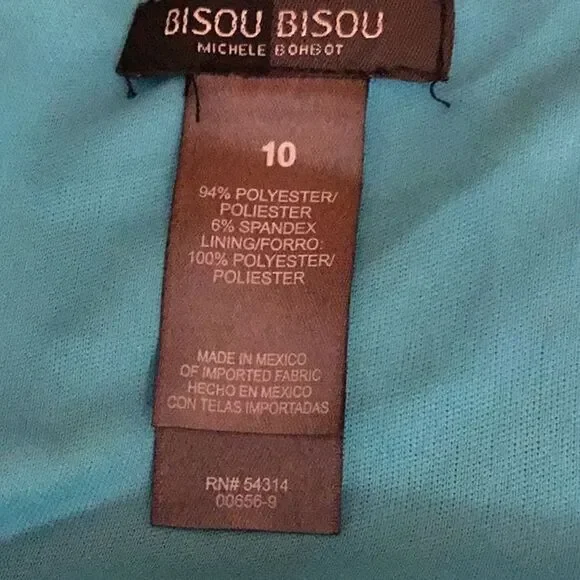 BISOU BISOU spaghetti strap dress in size 10 - Picture 10 of 11